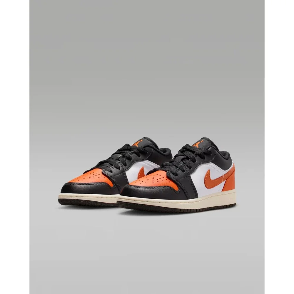 Air Jordan 1 Low 553560-081 Sneaker Big Kids Multicolor Lifestyle Shoes TF9247 - Picture 3 of 15